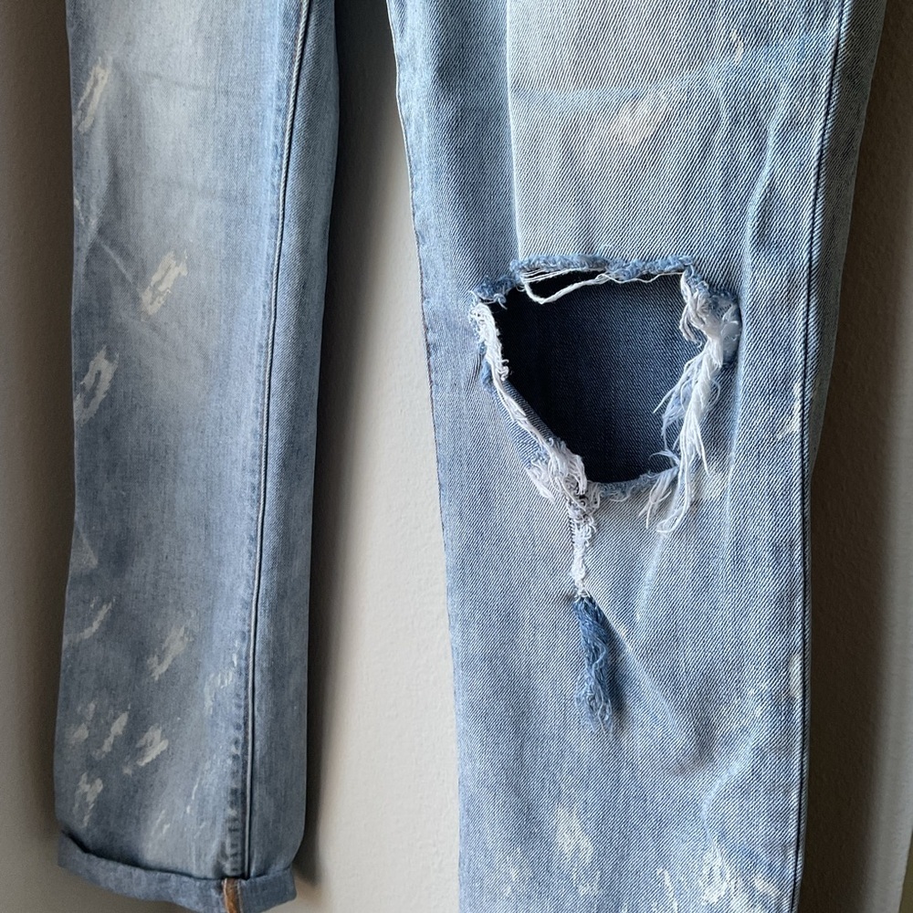 Nasty Gal Distressed Denim Boyfriend Jeans - Picture 5 of 5